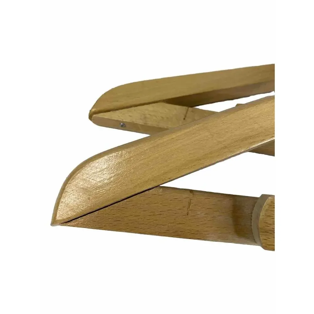 3 Vtg Wood Suit Jacket Hanger Trouser Clamp Diplomat Maple Lot